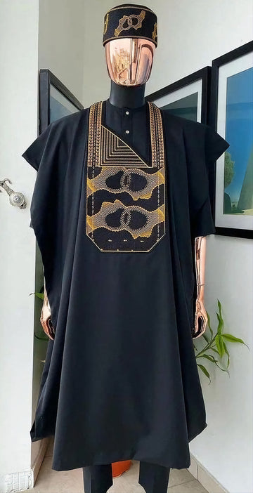 MG Prestige 3 Piece Yoruba Agbada Traditional Clothing AGP