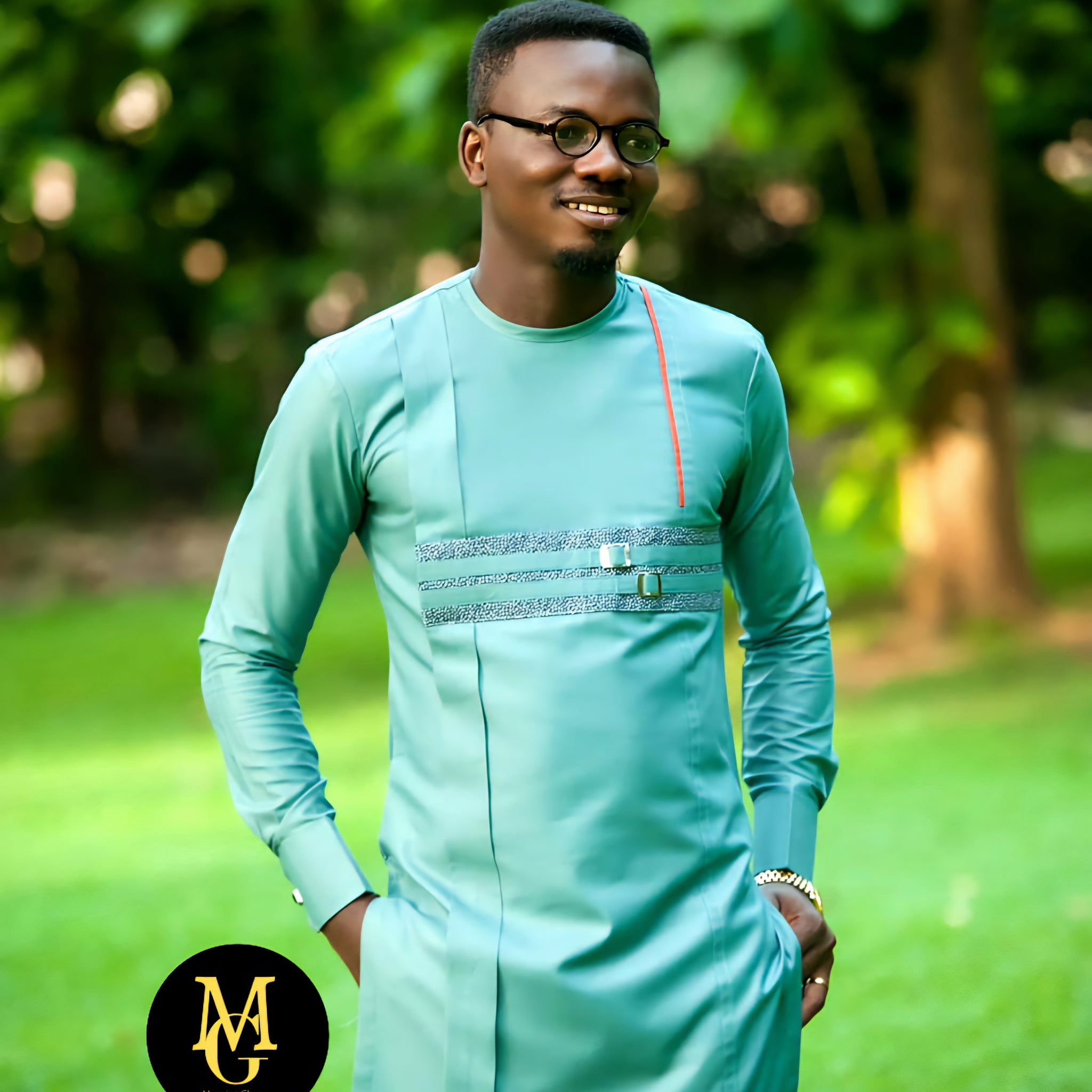 MG Men's Traditional African Wear/ Kafka, African Suit T43