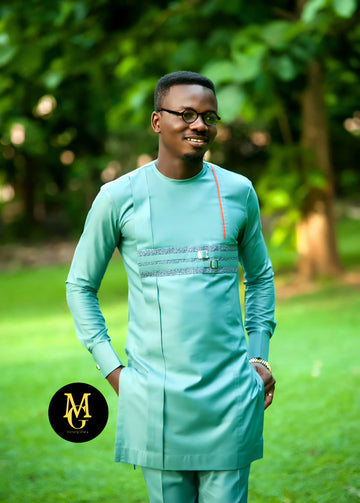 MG Men's Traditional African Wear/ Kafka, African Suit T43