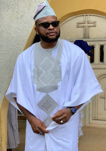 MG Prestige 3 Piece Yoruba Agbada Traditional Clothing AGP85