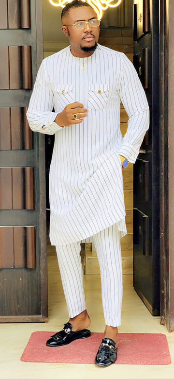 MG Men's Traditional African Wear/ Kafka, African Suit T167