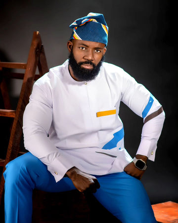 MG Men's Traditional African Wear/ Kafka, African Suit T239