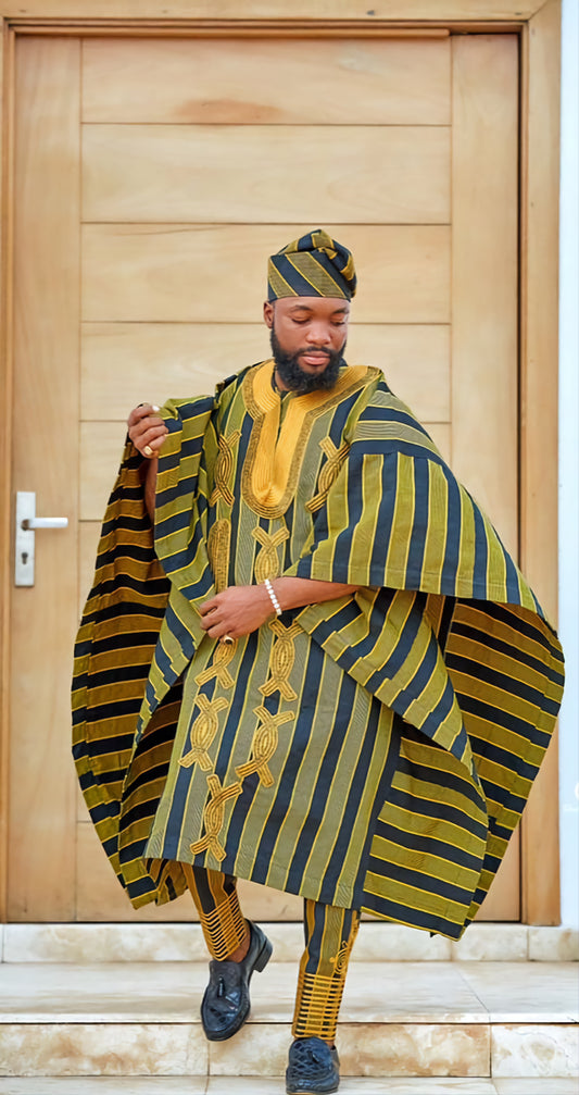 MG Prestige 3 Piece Yoruba Agbada Traditional Clothing AGP14