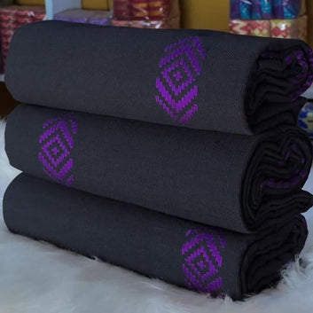 MG Rain Drop Funeral Authentic Hand Weaved Kente Cloth A08473