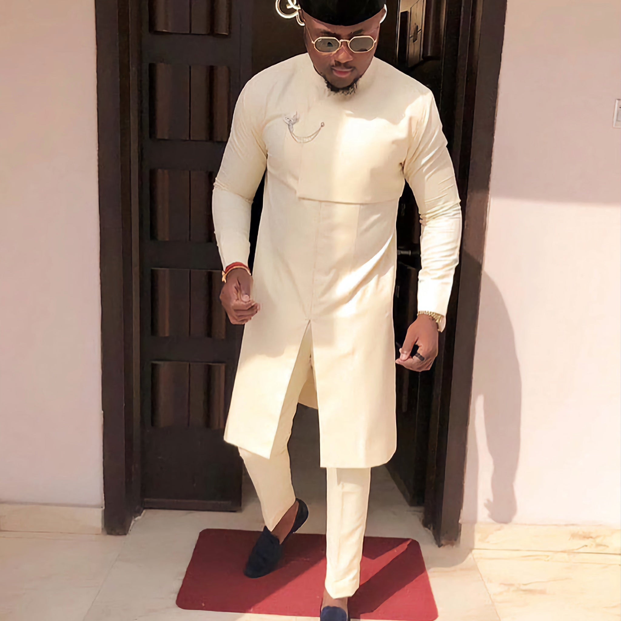 MG Men's Traditional African Wear/ Kafka, African Suit T34