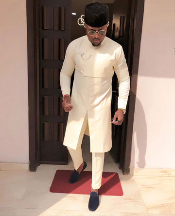 MG Men's Traditional African Wear/ Kafka, African Suit T34