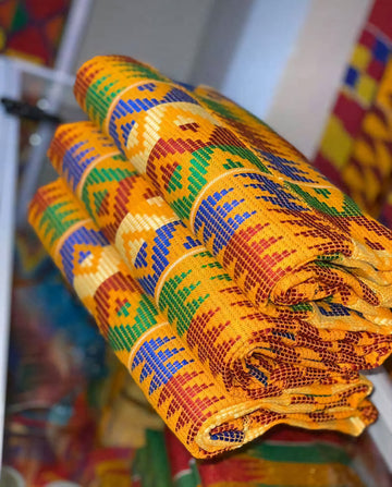 MG Authentic Hand Weaved Kente Cloth A436