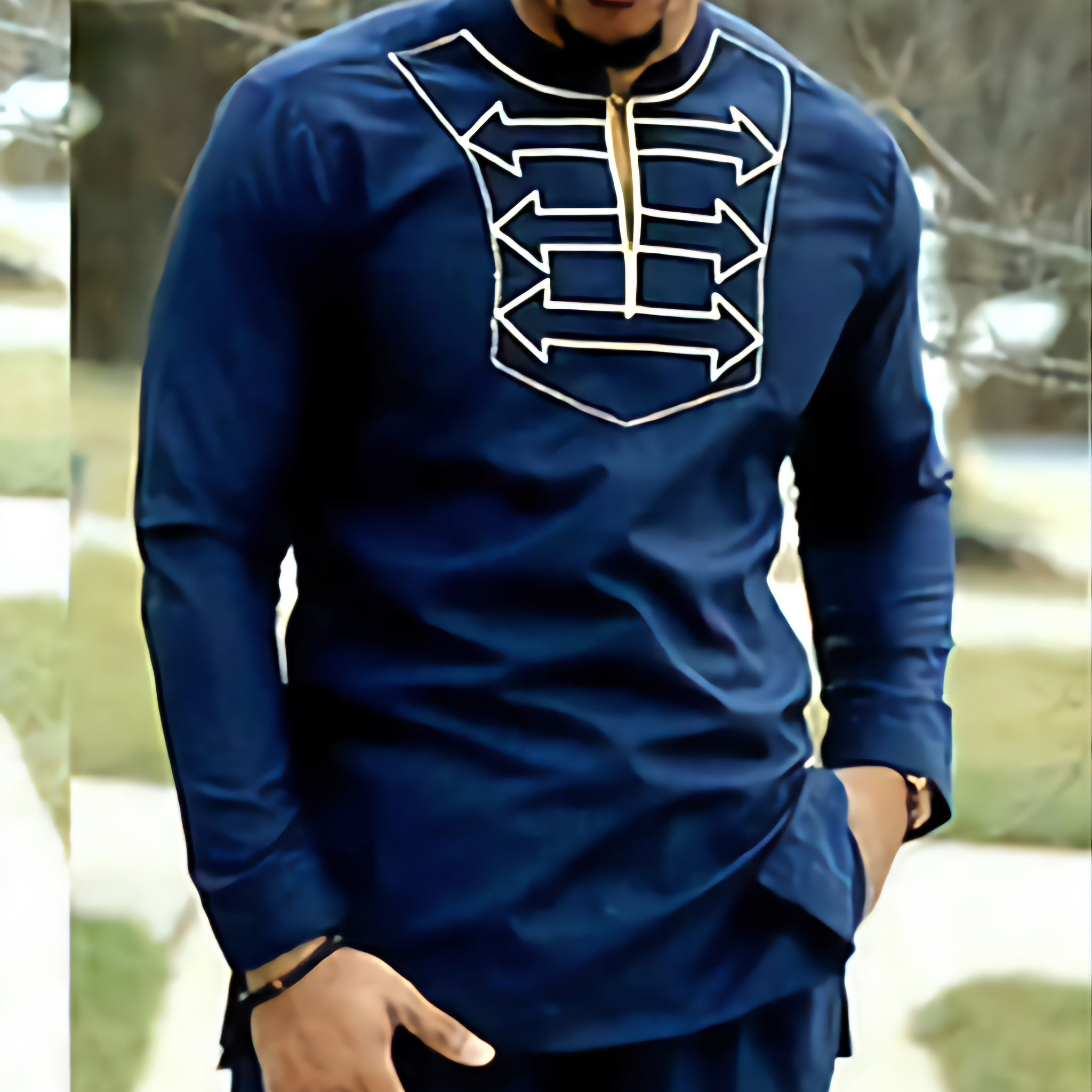 MG Men's Traditional African Wear/ Kafka, African Suit T74