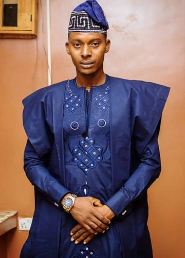 MG Prestige 4 Piece Yoruba Agbada Traditional Clothing AGP7