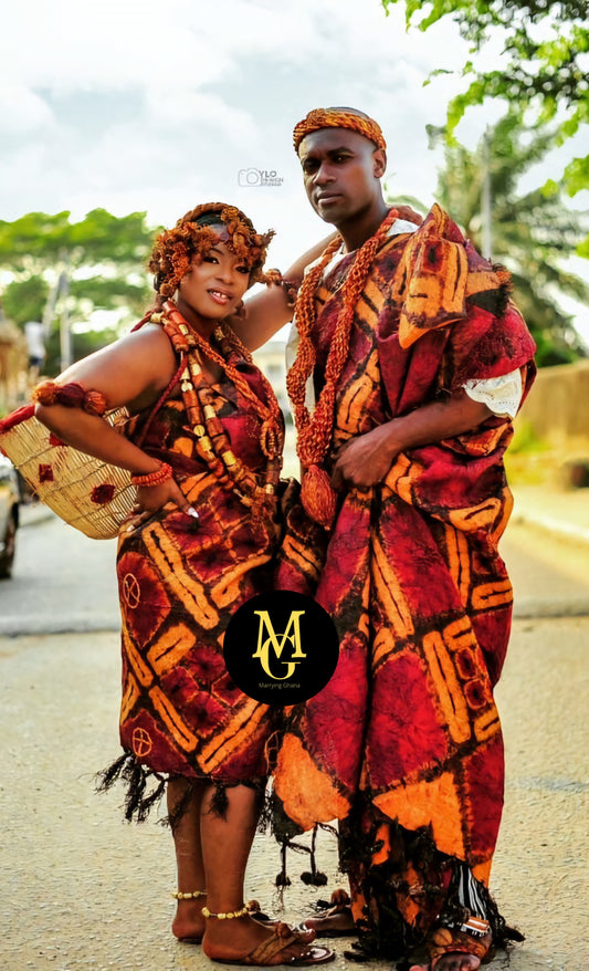 MG Royal Double Hand Weaved Kente Cloth R180