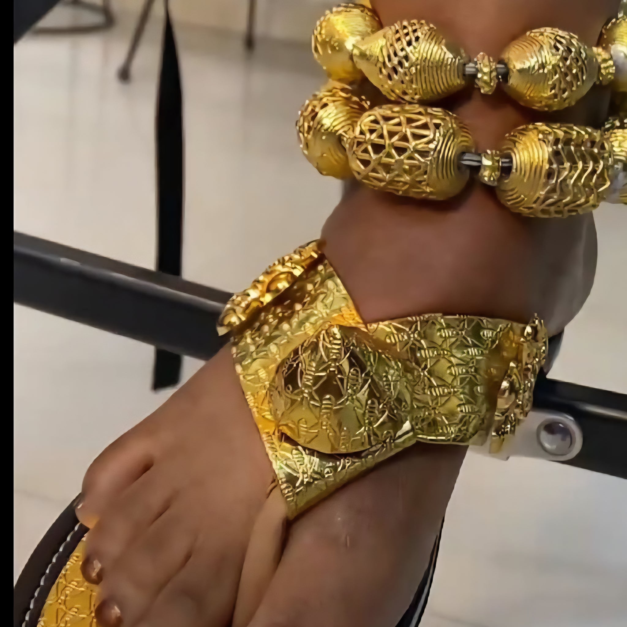 Gold brass Ankle Jewelry as shown AS19