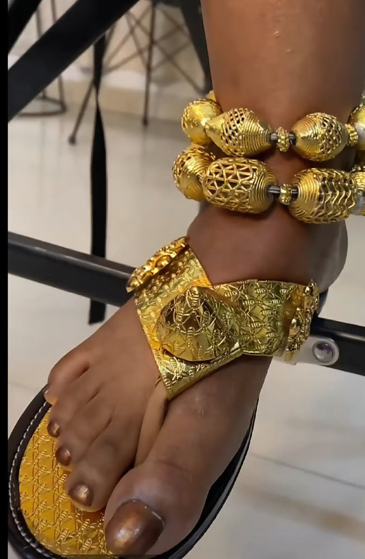 Gold brass Ankle Jewelry as shown AS19