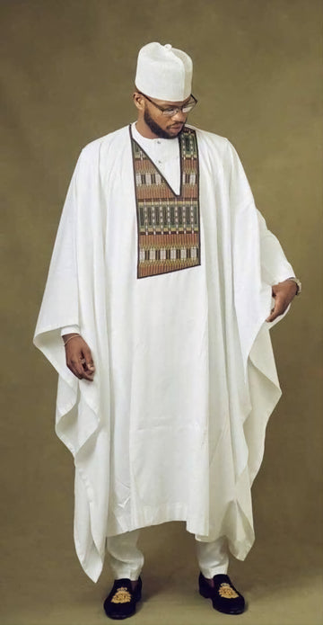 MG Prestige 3 Piece Yoruba Agbada Traditional Clothing AGP25