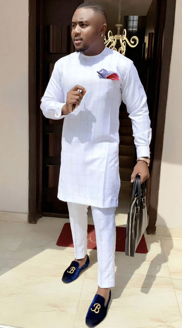 MG Men's Traditional African Wear/ Kafka, African Suit T157