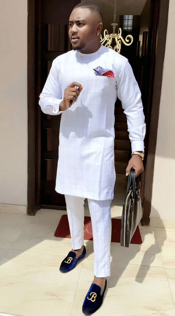 MG Men's Traditional African Wear/ Kafka, African Suit T157