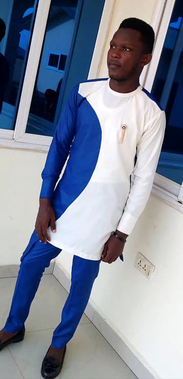 MG Men's Traditional African Wear/ Kafka, African Suit T171