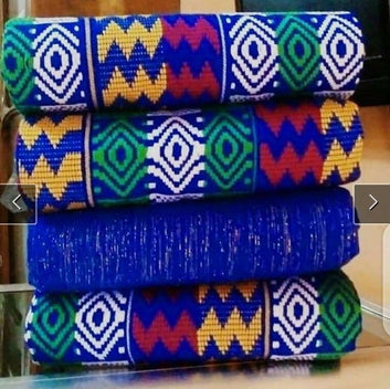 Authentic Hand Weaved Kente Cloth A652