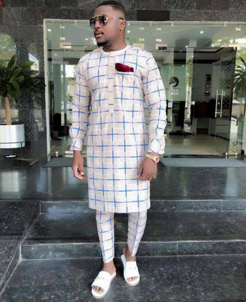 MG Men's Traditional African Wear/ Kafka, African Suit T33