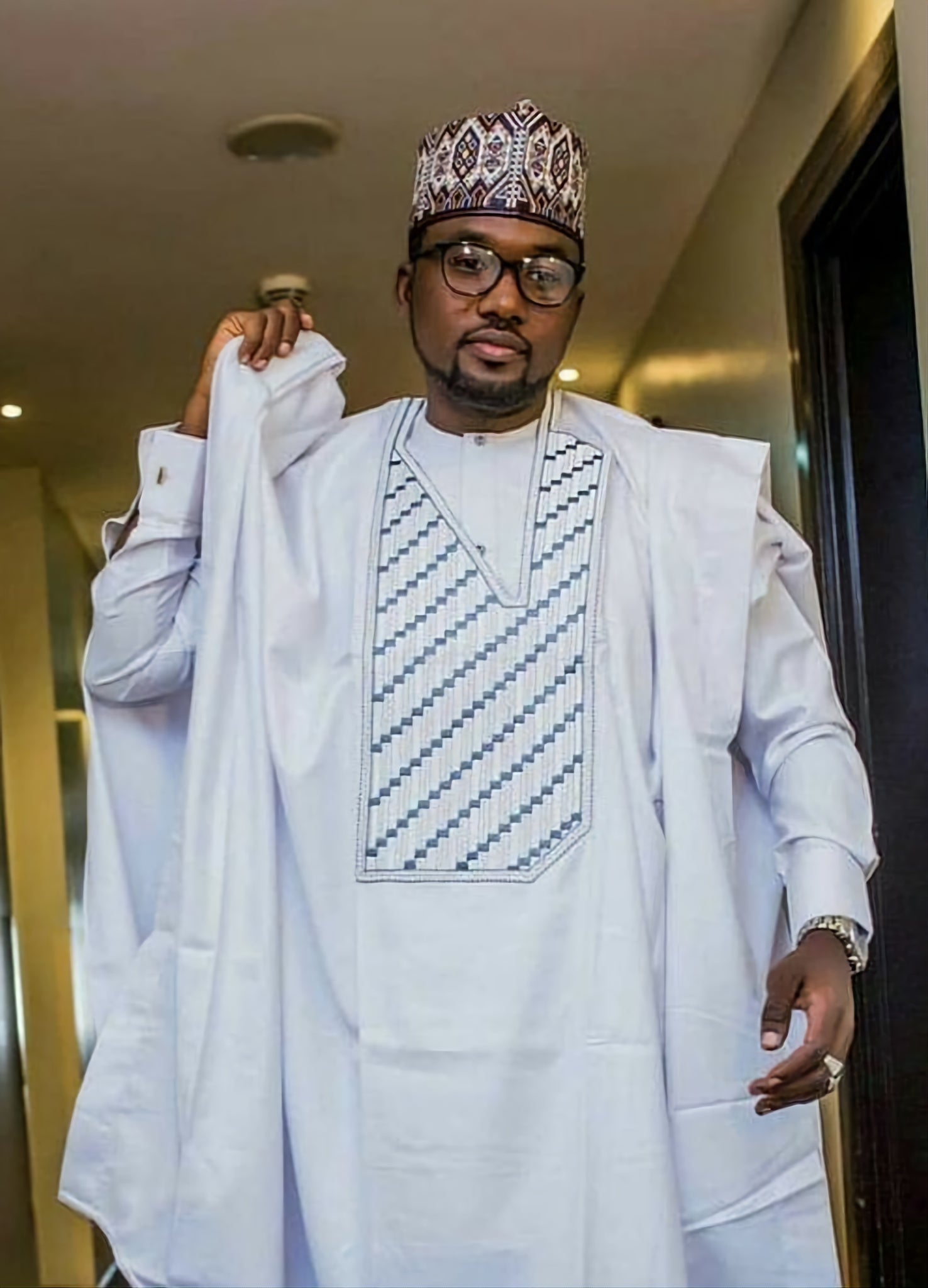 MG Prestige 3 Piece Yoruba Agbada Traditional Clothing AGP84