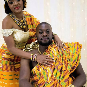 MG Authentic Hand Weaved Kente Cloth A1165