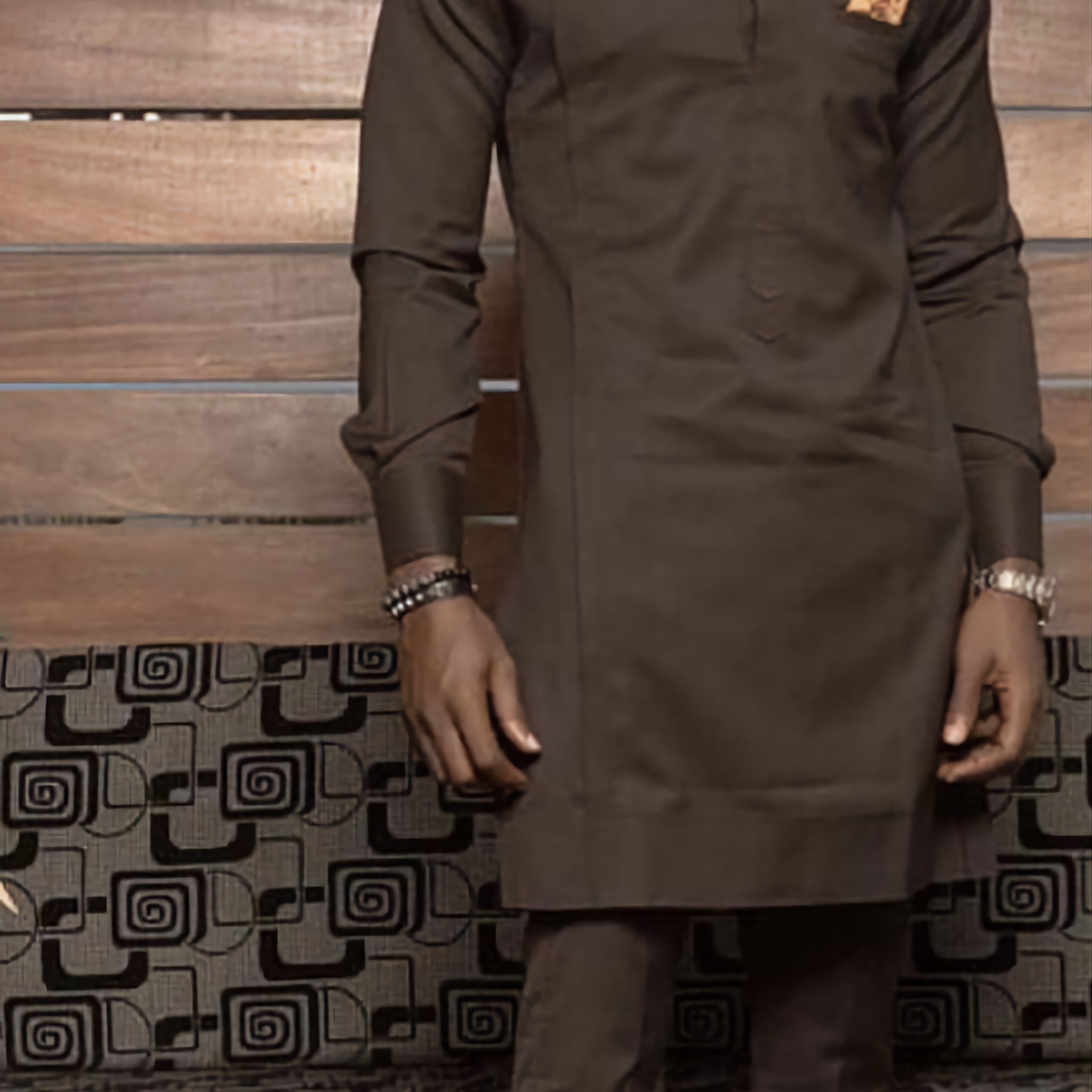 MG Men's Traditional African Wear/ Kafka, African Suit T91