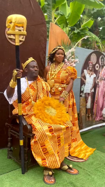 MG Authentic Hand Weaved Kente Cloth A4812