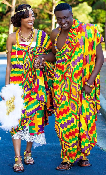 MG Premium Hand Weaved Kente Cloth P119