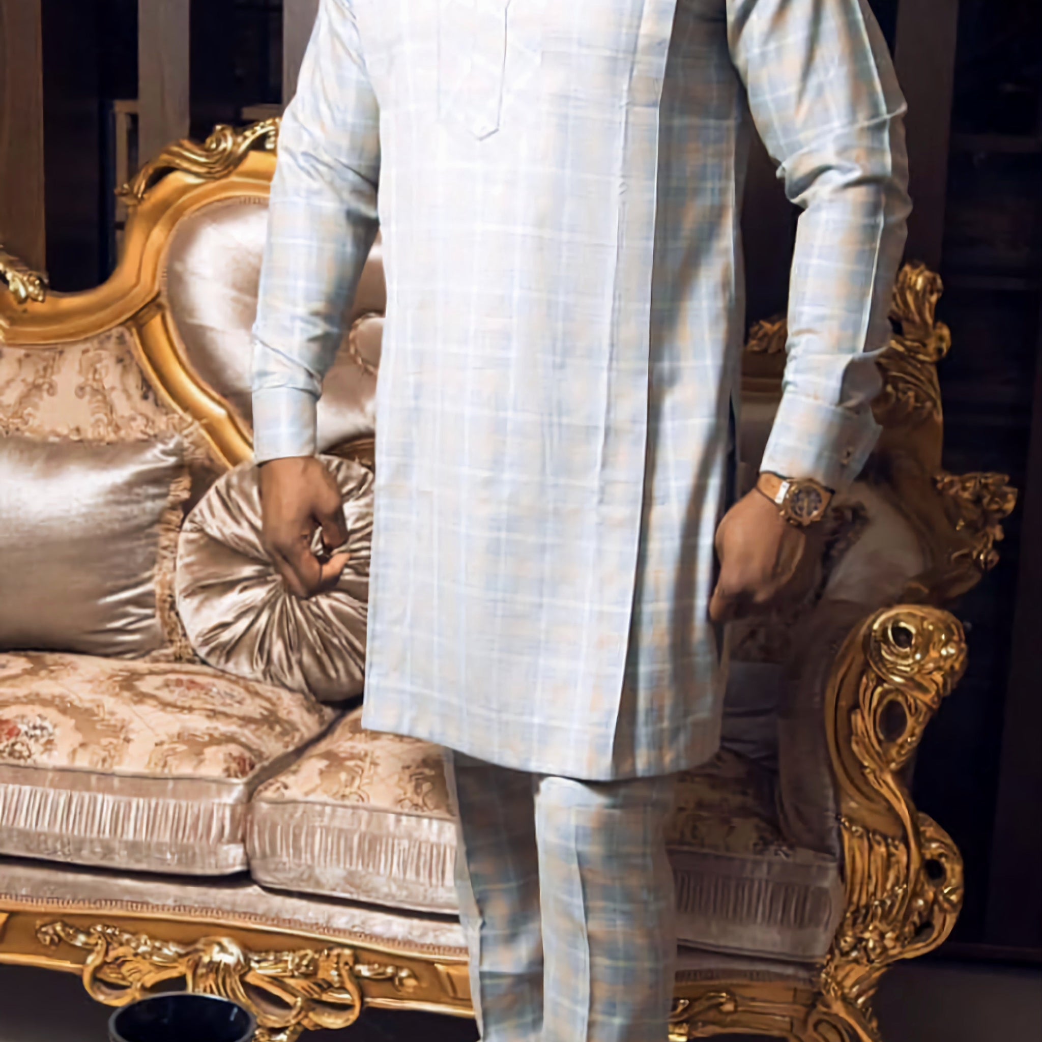 MG Men's Traditional African Wear/ Kafka, African Suit T79