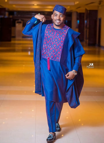 MG Prestige 3 Piece Yoruba Agbada Traditional Clothing AGP