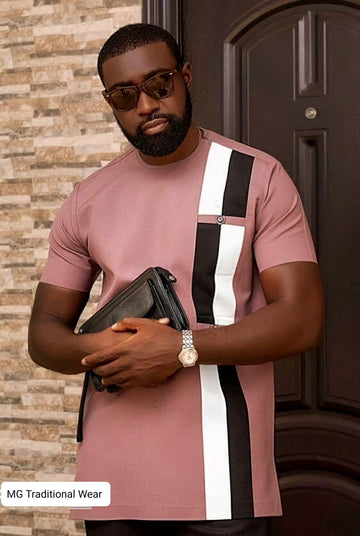 MG Men's Traditional African Wear/ Kafka, African Suit T180