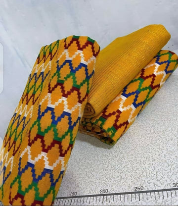 MG Authentic Hand Weaved Kente Cloth A0008