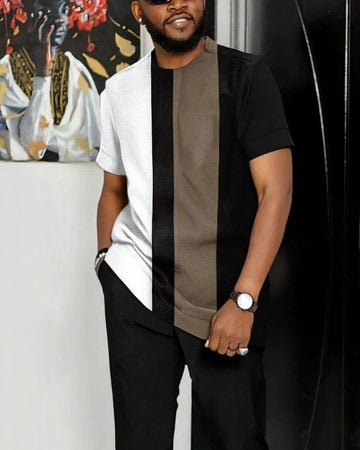 MG Men's Traditional African Wear/ Kafka, African Suit T31