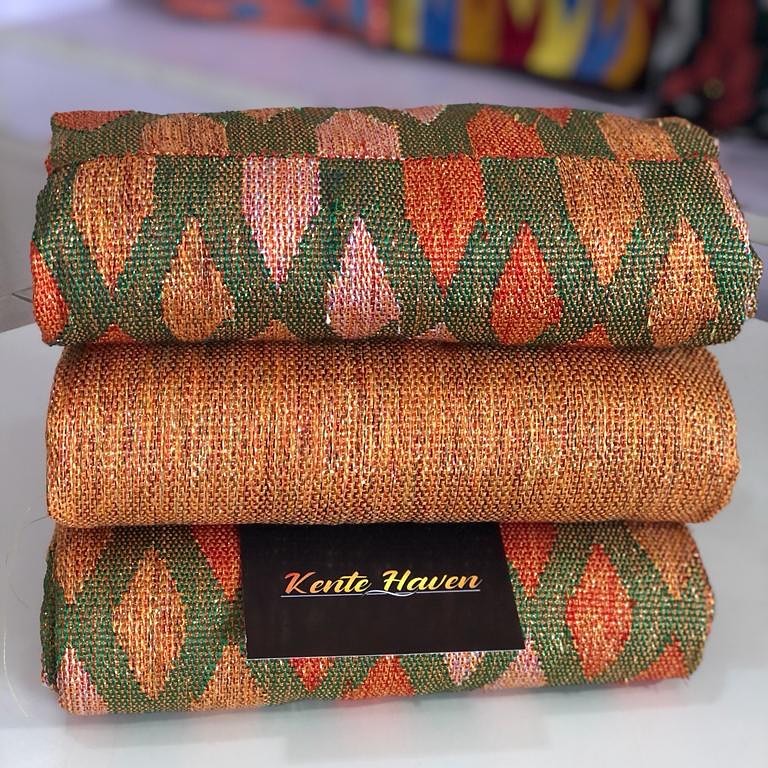 Kente Heaven Hand Weaved Kente Cloth KH6