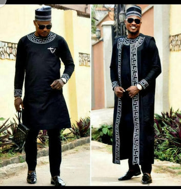 MG Men's Traditional African Wear/ Kafka, African Suit T9