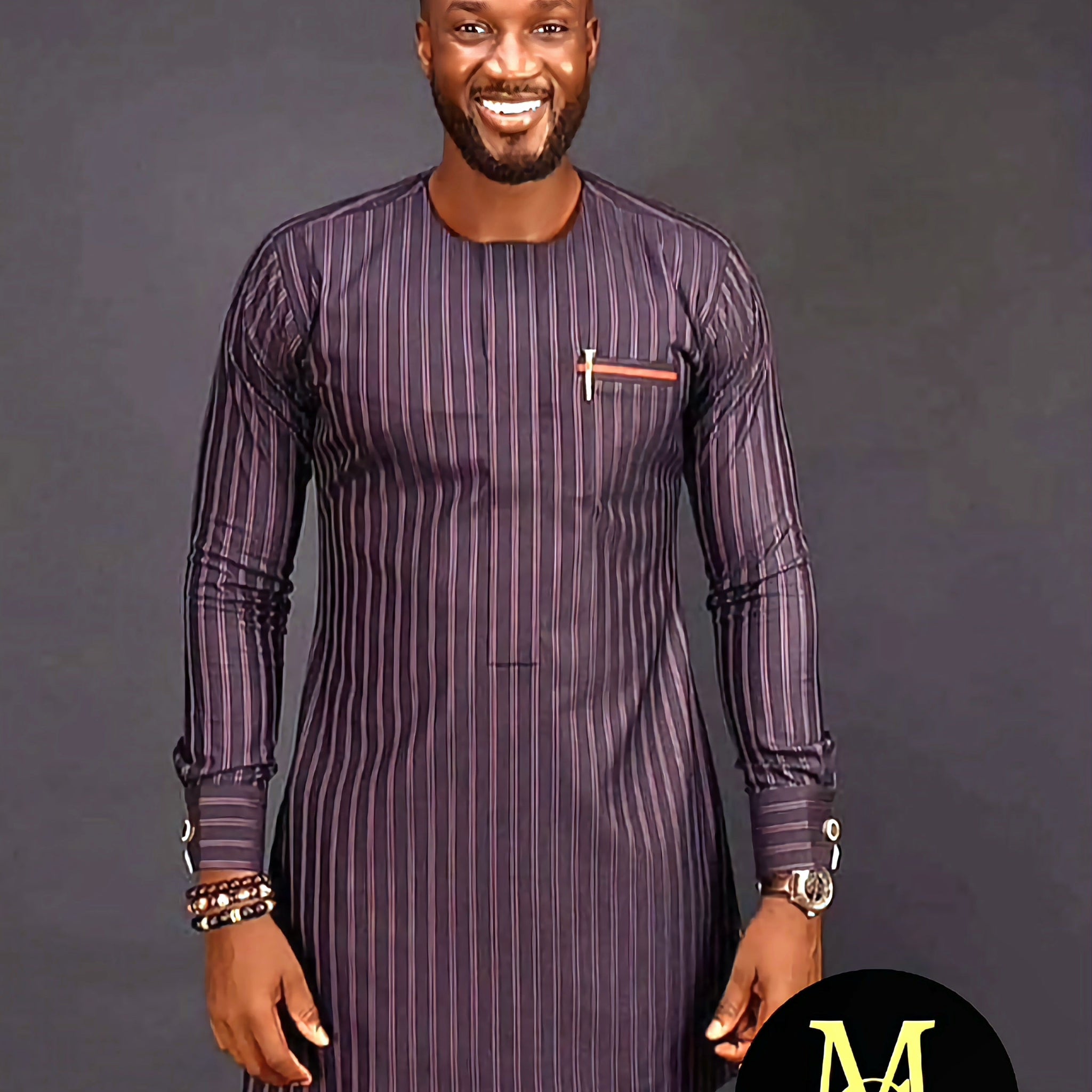 MG Men's Traditional African Wear/ Kafka, African Suit T27