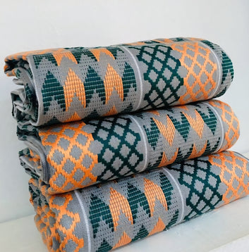 MG Authentic Hand Weaved Kente Cloth A00013