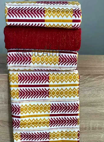 MG Authentic Hand Weaved Kente Cloth A709