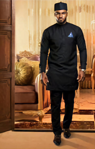 MG Men's Traditional African Wear/ Kafka, African Suit T7