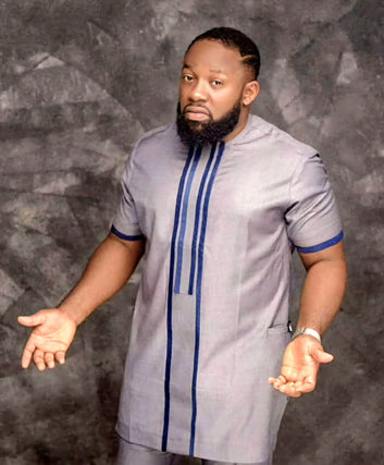 MG Men's Traditional African Wear/ Kafka, African Suit T130