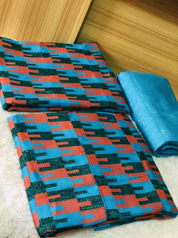 MG Premium Hand Weaved Kente Cloth P216