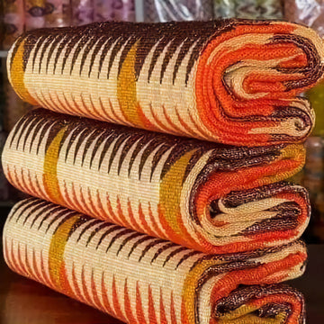 MG Premium Double Pattern Hand Weaved Kente Cloth P427