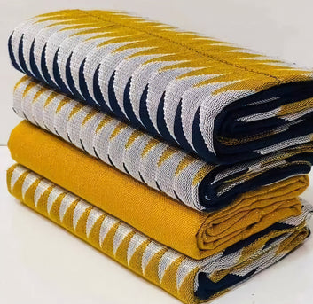 MG Premium Double Pattern Hand Weaved Kente Cloth P426