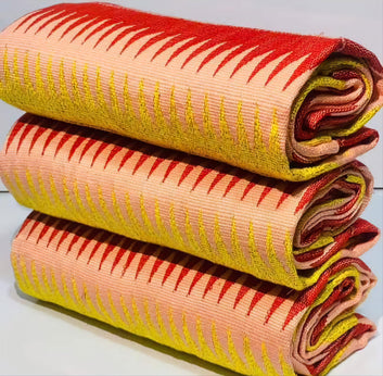 MG Premium Double Pattern Hand Weaved Kente Cloth P433