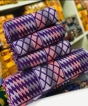 MG Authentic Hand Weaved Kente Cloth A854