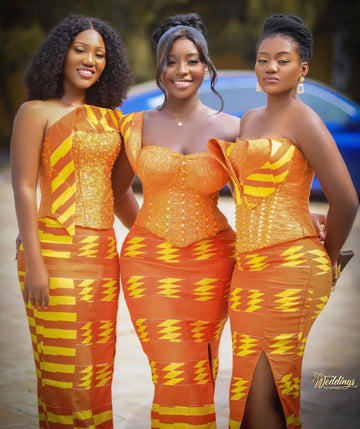 MG Authentic Hand Weaved Kente Cloth A09140