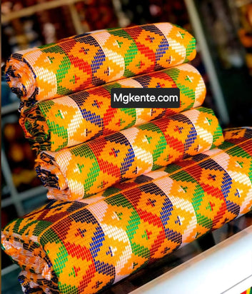 MG Authentic Hand Weaved Kente Cloth A0217