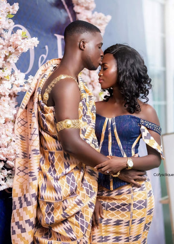 MG Authentic Hand Weaved Kente Cloth A00157