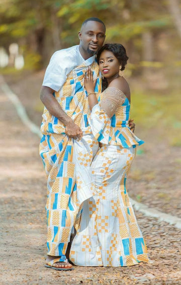 MG Authentic Hand Weaved Kente Cloth A00622