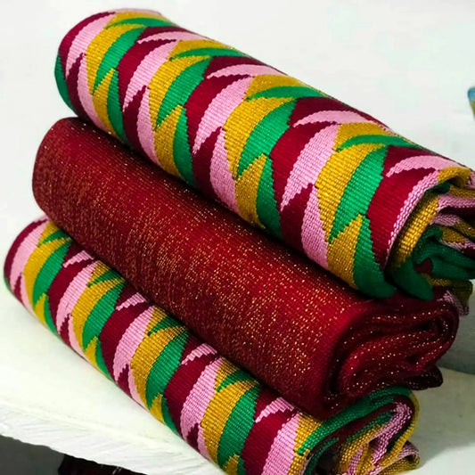 MG Premium Hand Weaved Kente Cloth P75