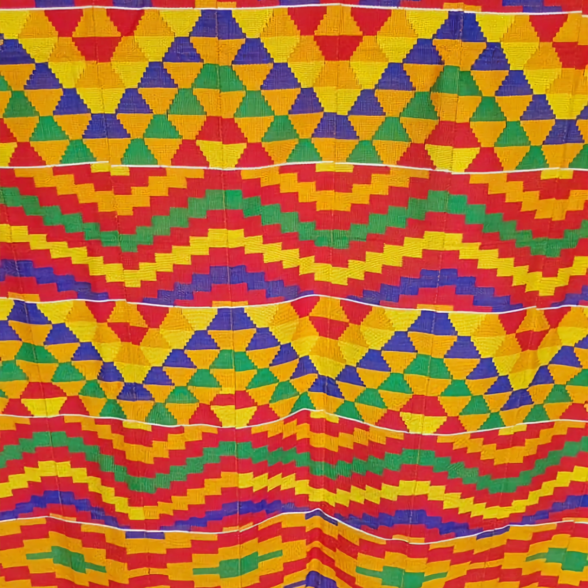 MG Premium Triple Hand Weaved Kente Cloth P091